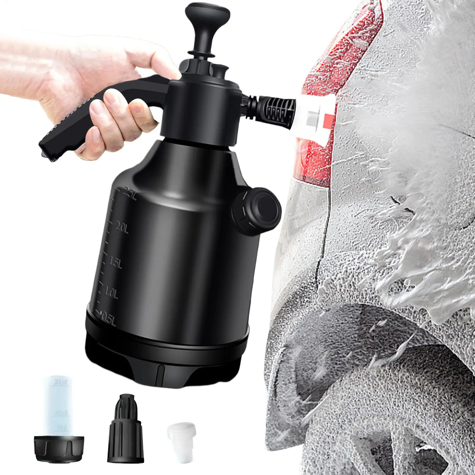 

Автомобильный распылитель пены, 3 л, ручной насос, пенопластовый бластер, многофункциональный распылитель пены, ручной пенопластовый бластер для чистки автомойки