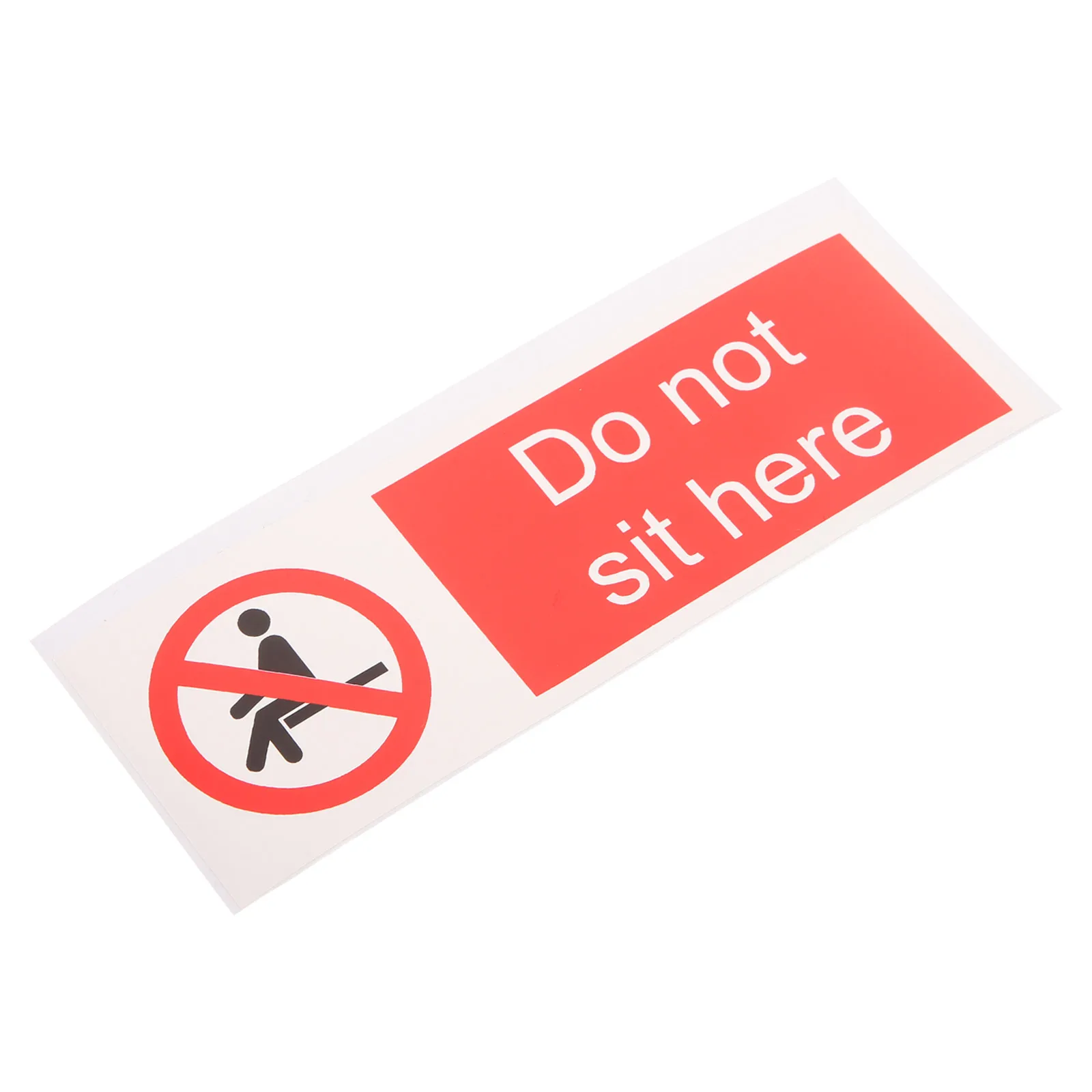 

150mm x 50mm Here Stickers Self Adhesive Safety Signs Warning Decal Caution PVC No Sitting Traffic Markers