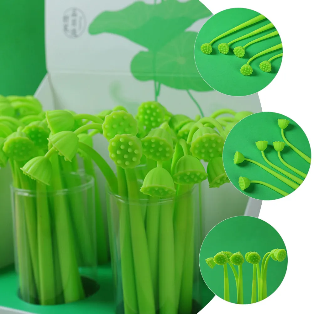 

10Pcs Gel Pens Stable Smooth Writing Cute Portable Signature Pens for Students Teachers Office School Supplies