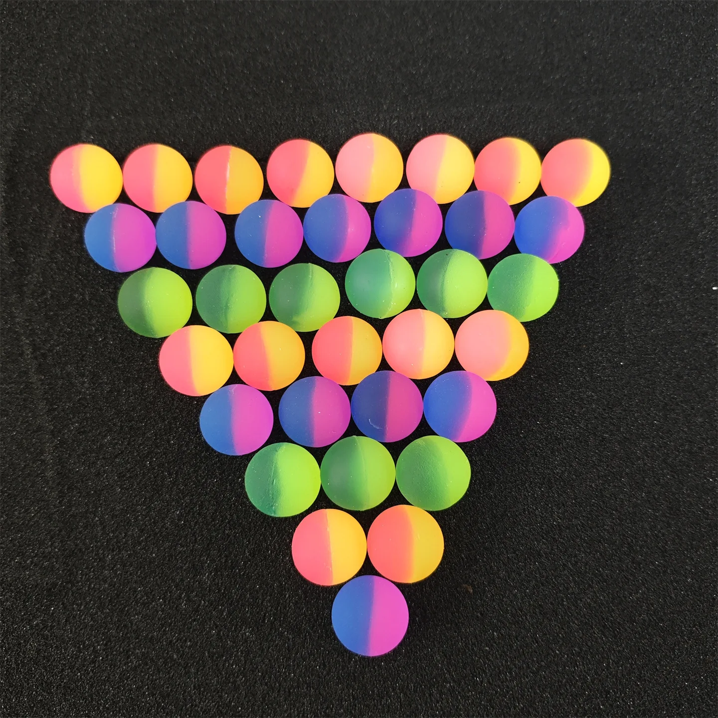 Zabawne piłki do skakania, prezent dla dzieci, upominek na przyjęcie, dekoracja, piłka do skakania dla dzieci, wzór, dwukolorowa piłka do skakania, prezent urodzinowy