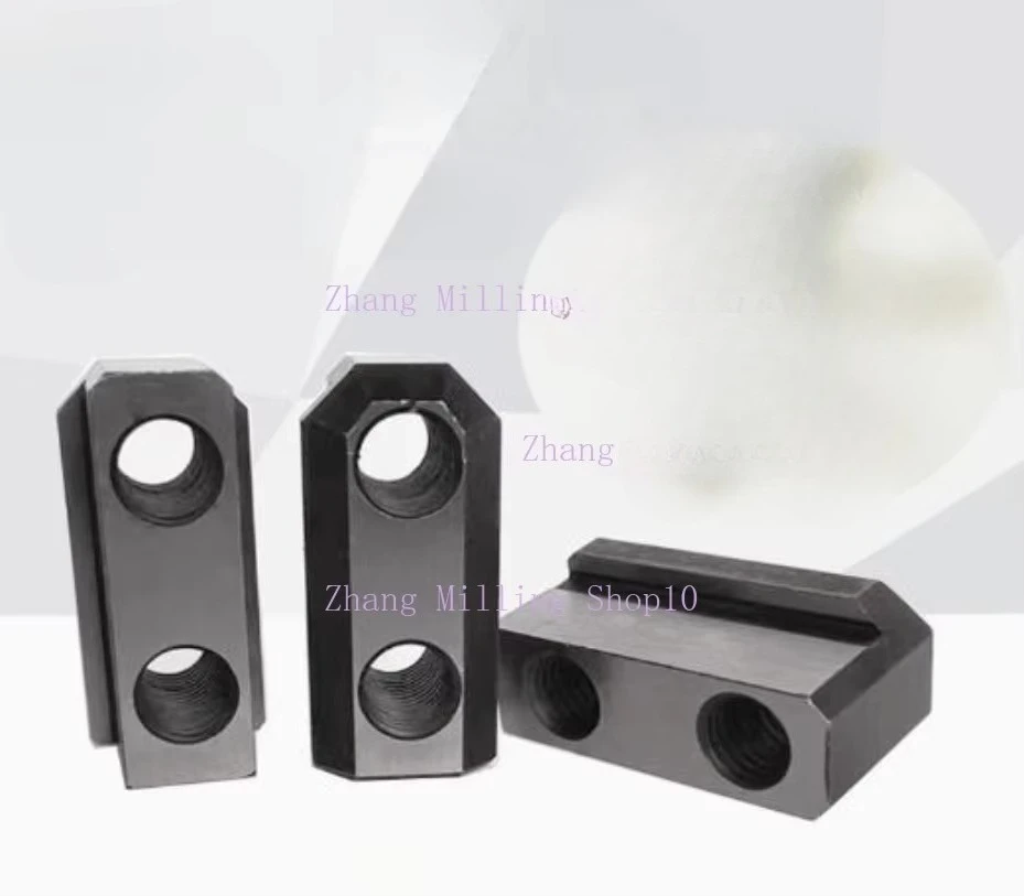 Hydraulic Three-Jaw Chuck T-block 5/6/8 Inch Hollow/ Medium Solid Soft Claw Valve Block Connection Block Chuck T-shaped Block