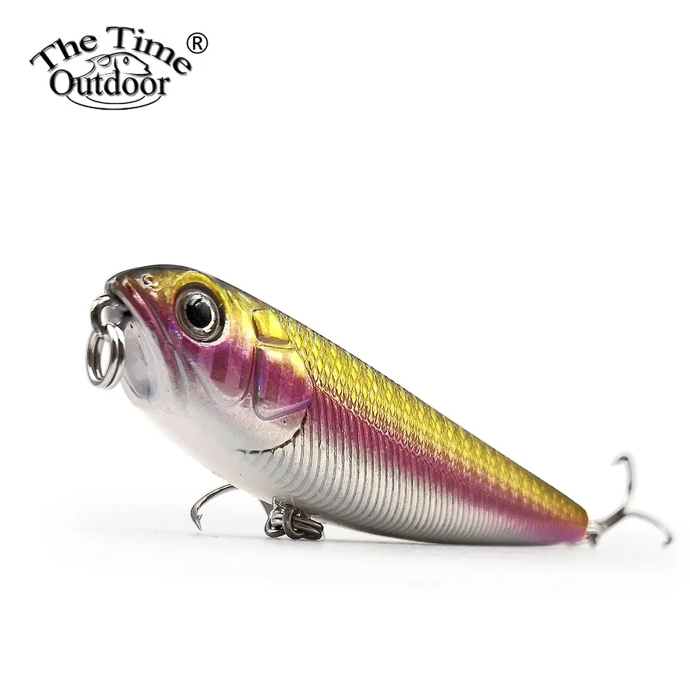 THETIME EG85 8.5g Floating Popper Pencil Lure Fishing Wobbler Saltwater Topwater Surface Pesca Stick Bass Plastic Walker