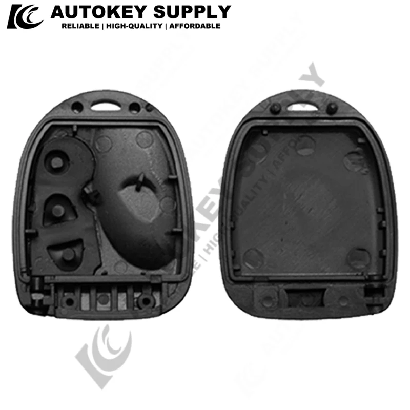 Autokeysupply AKGMS202 2 3 Button Remote Car Case Key Shell For Chevrolet/Buick/Holden