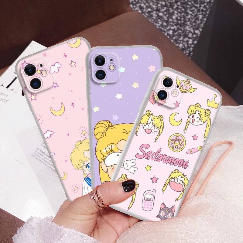 61Q Cute Sailor Moon Anime Soft Case for Moto G4 Plus G41 G5 Plus G50 G51 G5S G6 Play G60 G7 Power G71 G5 G9