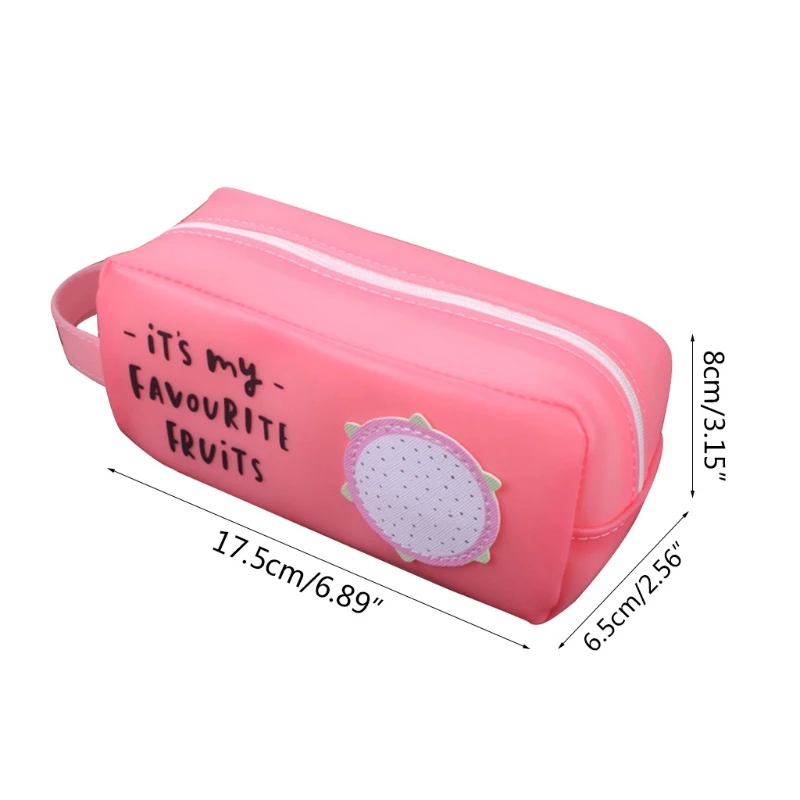 Cartoon PVC Stift Tasche Nette Tragbare Toiletten Lagerung Tasche für Mädchen Erwachsene Reise