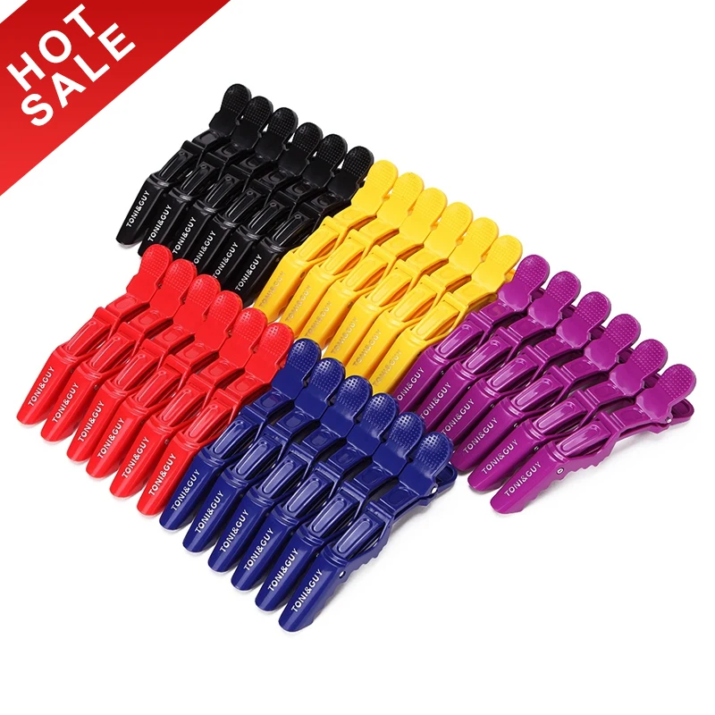 6Pcs Plastic Hairdressing Clamps Claw Section Alligator Barber Hair Clip For Salon Styling Hair Accessories Hairpin Hot Sale