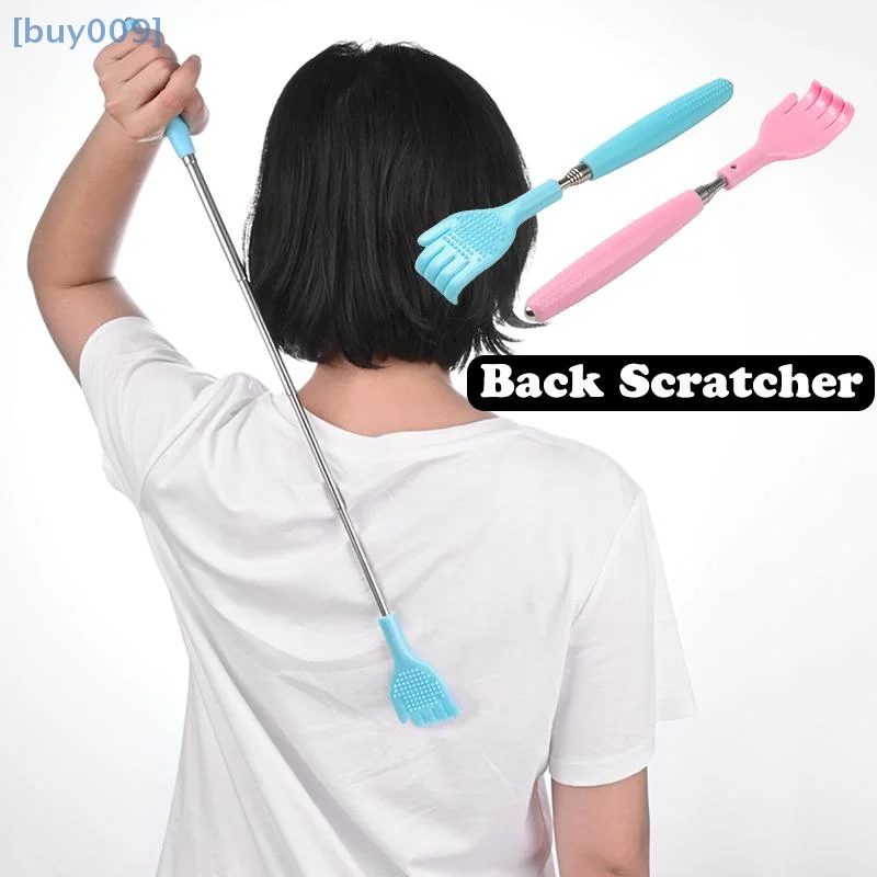 

Extendable Back Scratcher Telescopic Scratching Hand Back Carding Stick Body Scrab Relax Scraper For Tickle Massage Stick Care