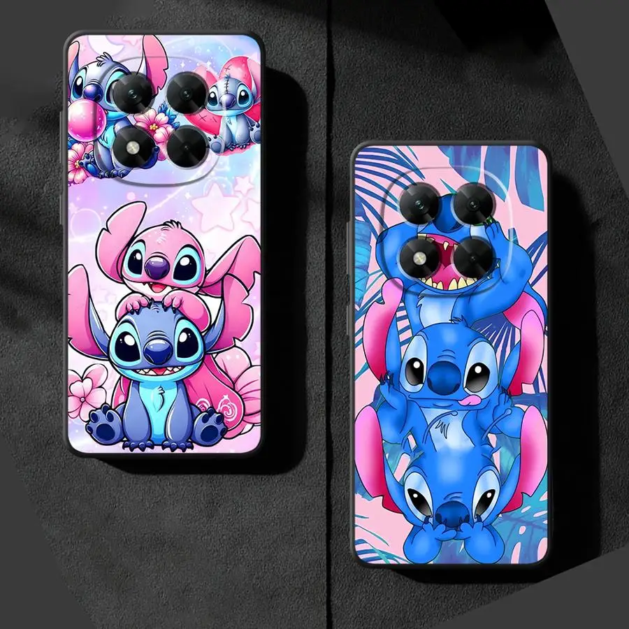 حافظة لهاتف Xiaomi Redmi Note 10 9 8 Pro 12S 11S 11 13 12 Pro Plus 9s 10S غطاء هاتف خلفي ناعم من Disney Stitch Friends
