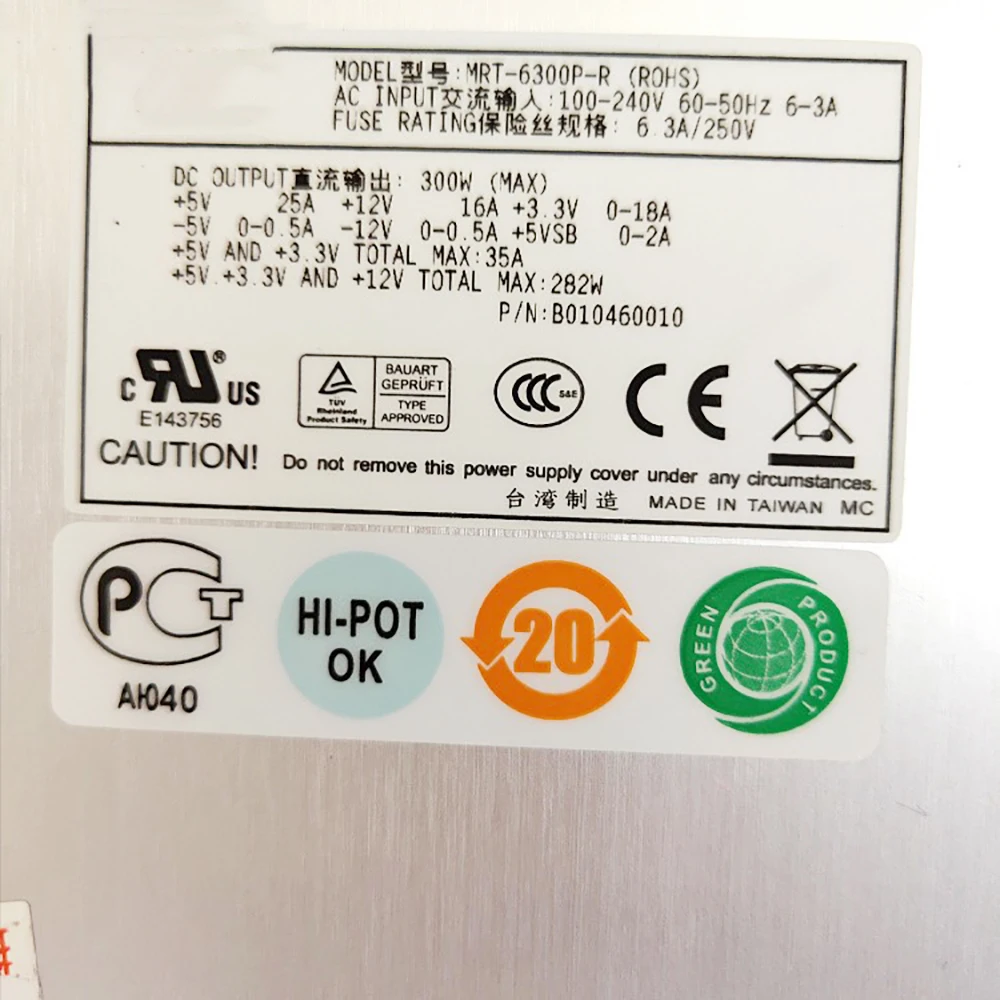 MRT-6300P-R pour module d'alimentation haute efficacité Zippy B010460010 300W