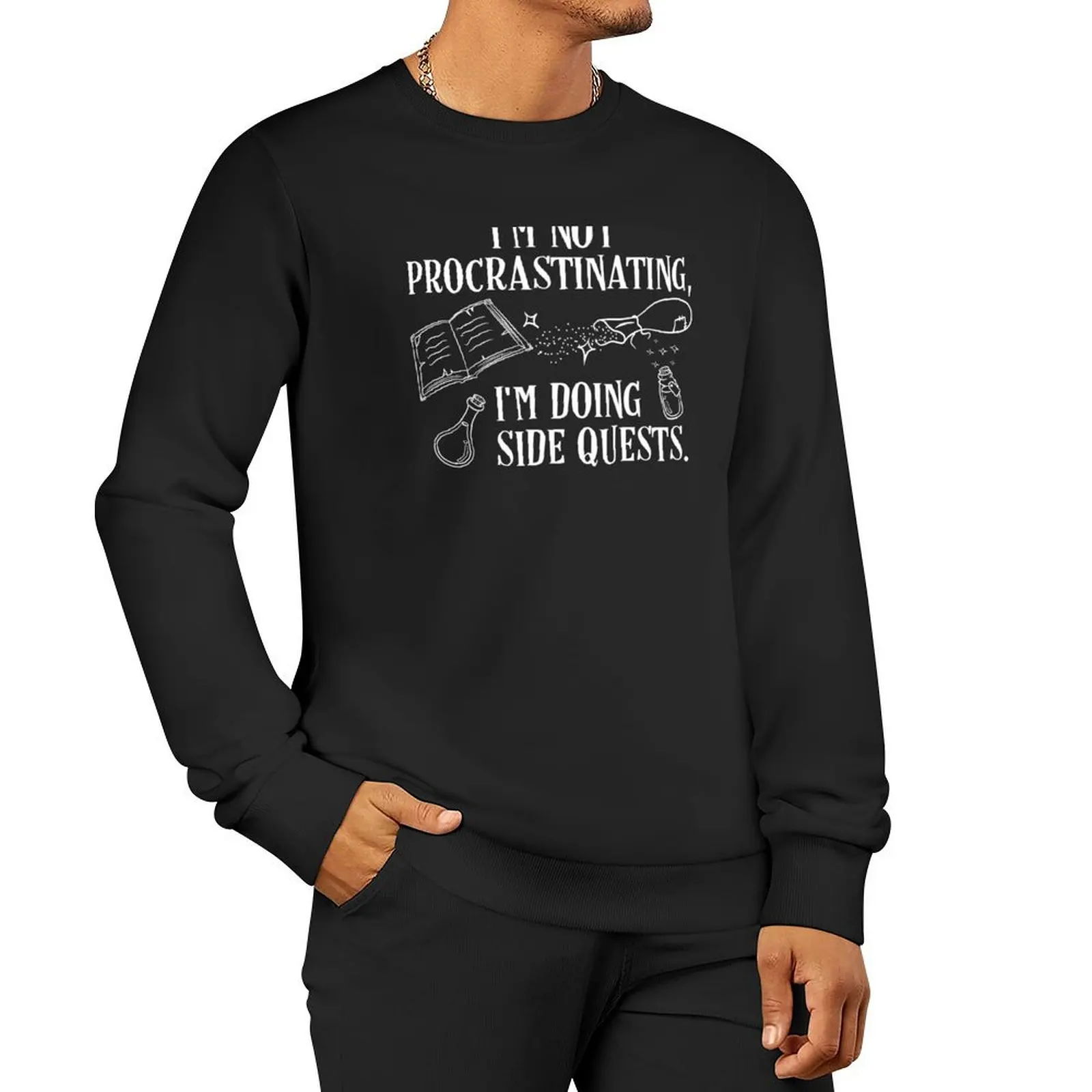 

I'm not Procrastinating I'm Doing Side Quests Sweatshirt japanese style tracksuits graphic sweatshirts