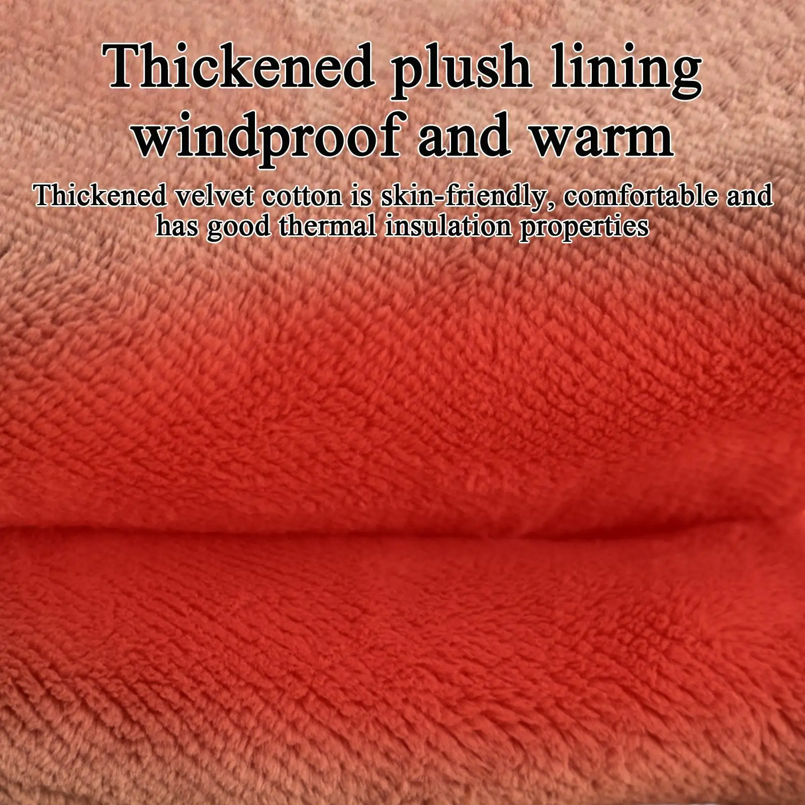 

1 pair Motorcycle Gloves Windproof Non Slip Thick Thermal Mittens For Family Friends Outdoor Cycling Riding Winter Warmer