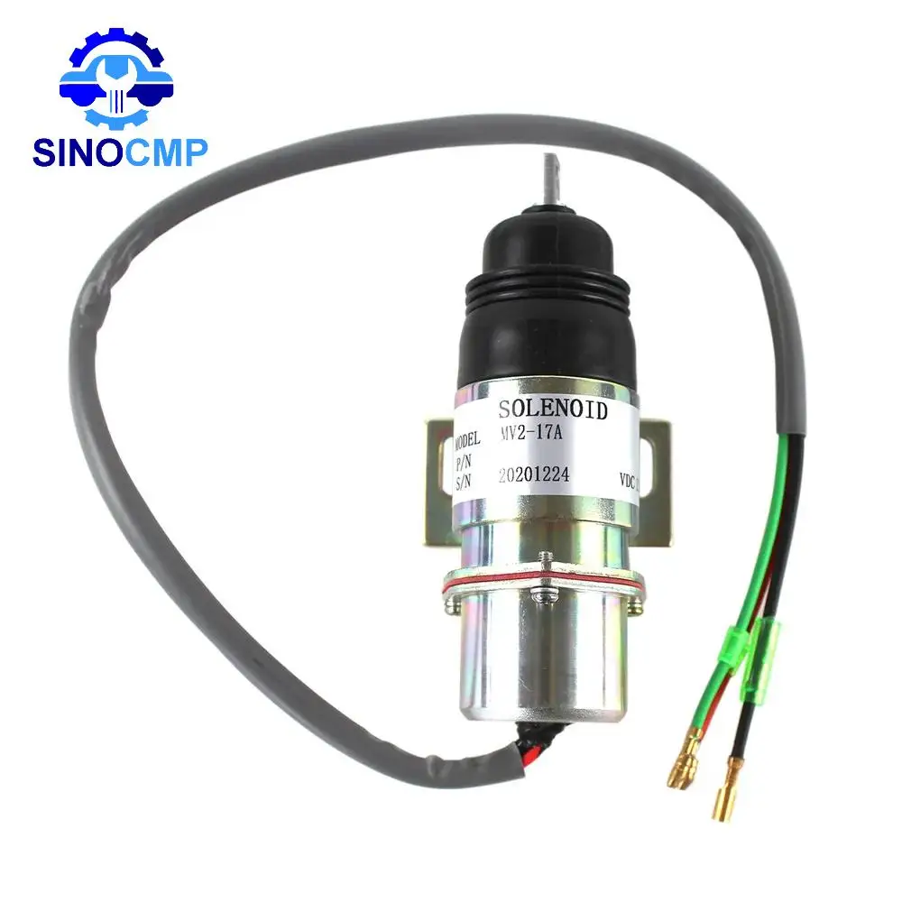 

12V Shutoff Solenoid Valve MV2-17A MV217A 1819100520 For 4JG1 4JG2 6BG1 6BB1 FD115-6 FORK LIFT TRUCKS With 3 Months Warranty