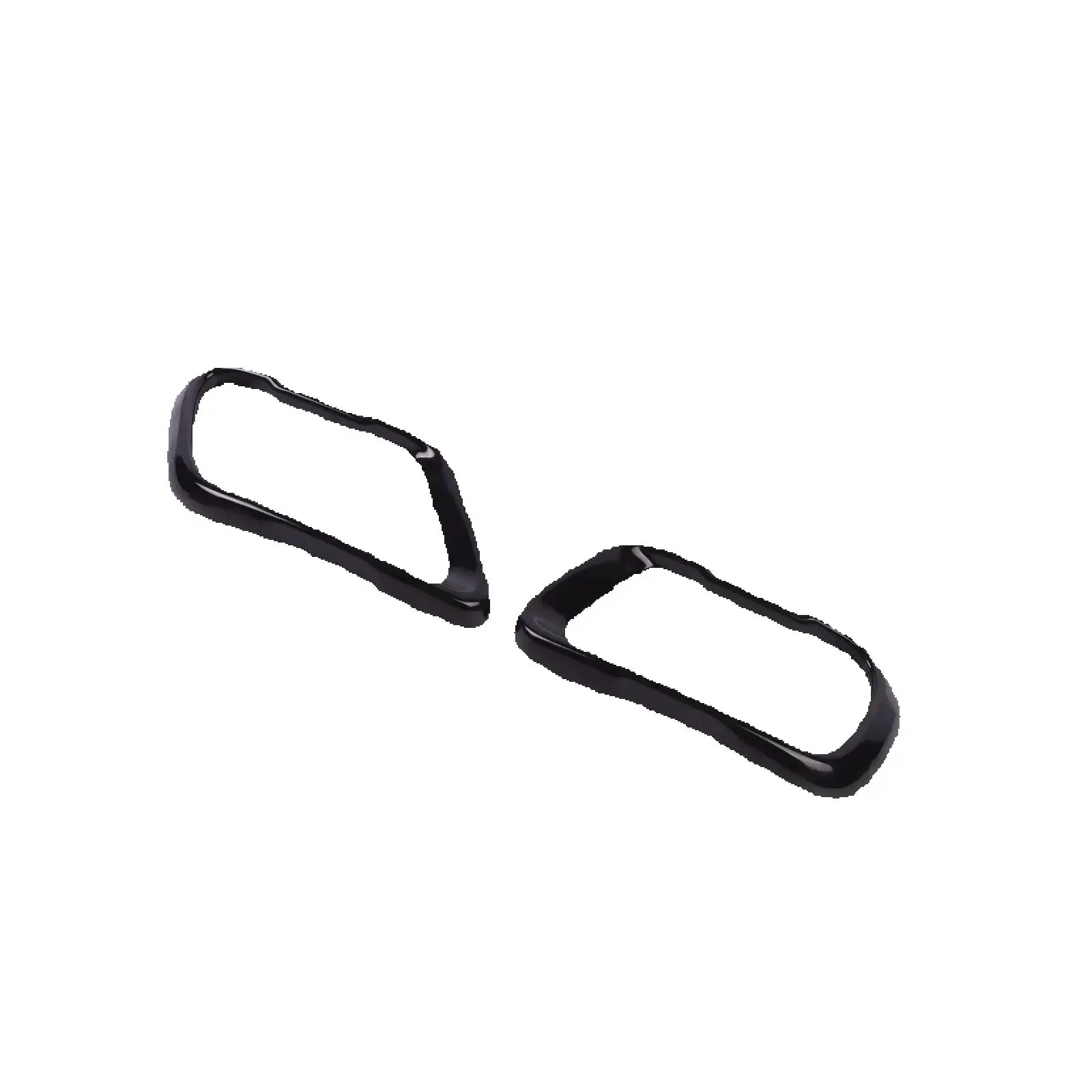 كاتم الصوت أنابيب طرفية الكسوة لسيارات BMW X5 G05 2019-2023 X6 G06 2019-2023 X7 G07 2019-2023 وعاء من الستانليس ستيل الأسود #4