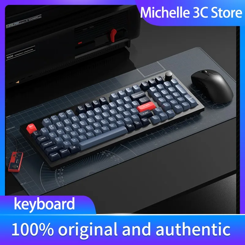 

V5MAX Wireless Bluetooth Mechanical Keyboard Three-mode Gasket Customized Office 98 Column Office