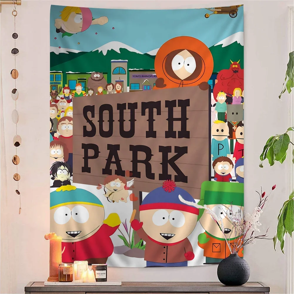

Мультфильм-SouthparkS мультяшный гобелен настенное украшение домашний декор