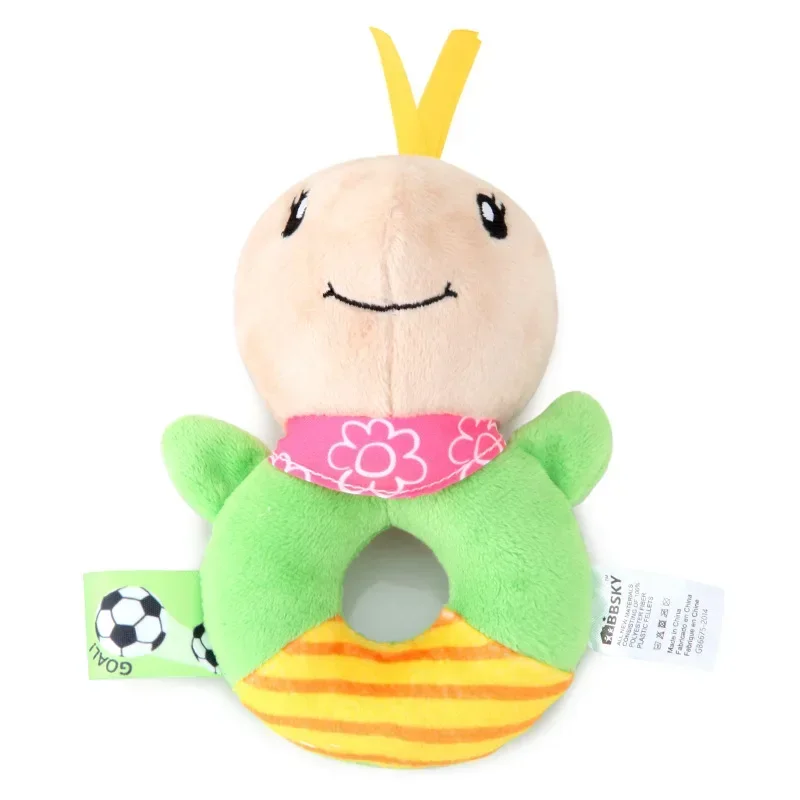 Baby Plush Rattle Cartoon Animals Crib Mobile Bed Bell Toys 0-12 Months Infant Toddler Early Educational Toy for Newborn  Gifts