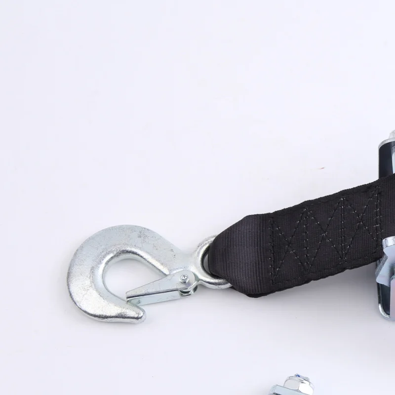 800LBS 4M Thuyền Xe Tải Tự Động Di Động Bằng Tay Thắng Webbing Sling, Dụng Cụ Cầm Tay Nâng Sling