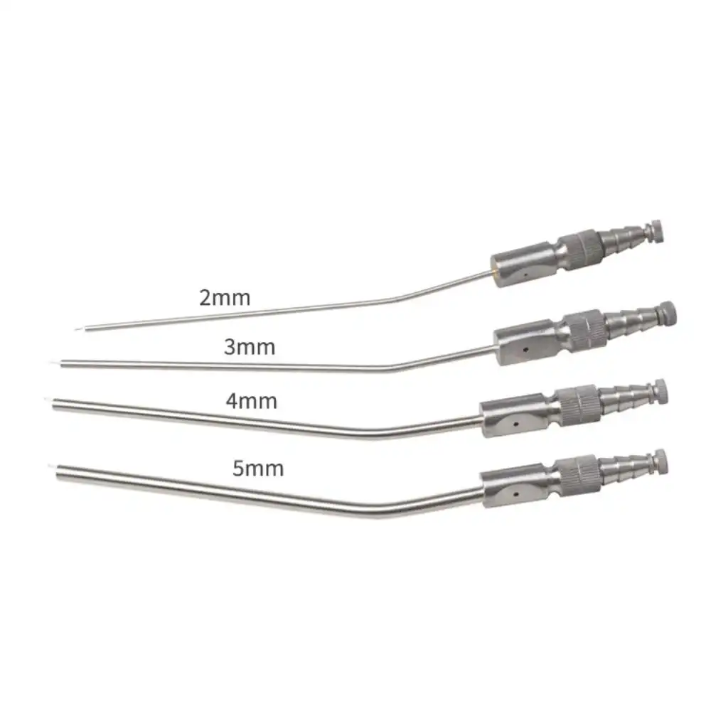 

Dental Medical Surgery Aspirator Stainless Steel Suction Tube 2mm/3mm/4mm/5mm for Implant Surgical Tool in Dental Clinics