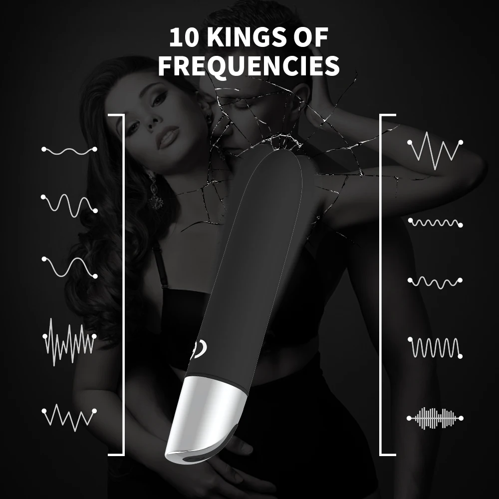10 Speed Mini Bullet Vibrators for Women Sex Toys Small Powerful Bullets Vibrator G-Spot Clitoris Stimulator Adult Sex Toy