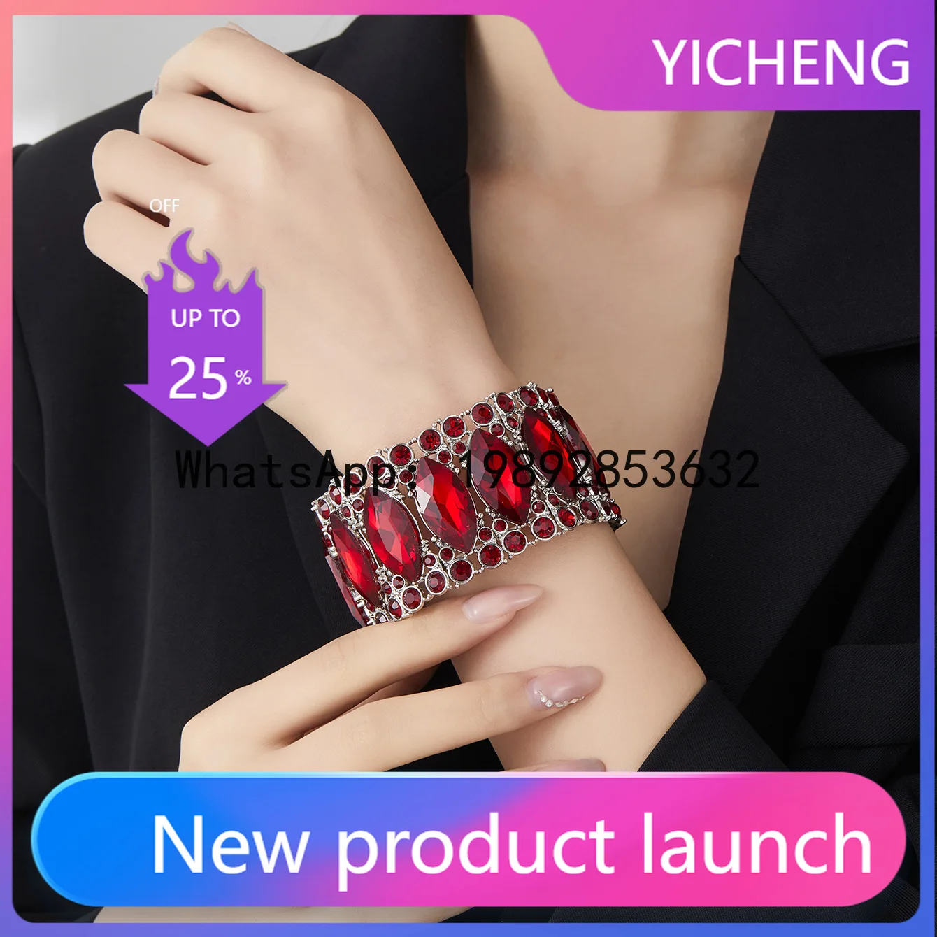 

Lyy niche design high-end micro-pave zircon light luxury bangle