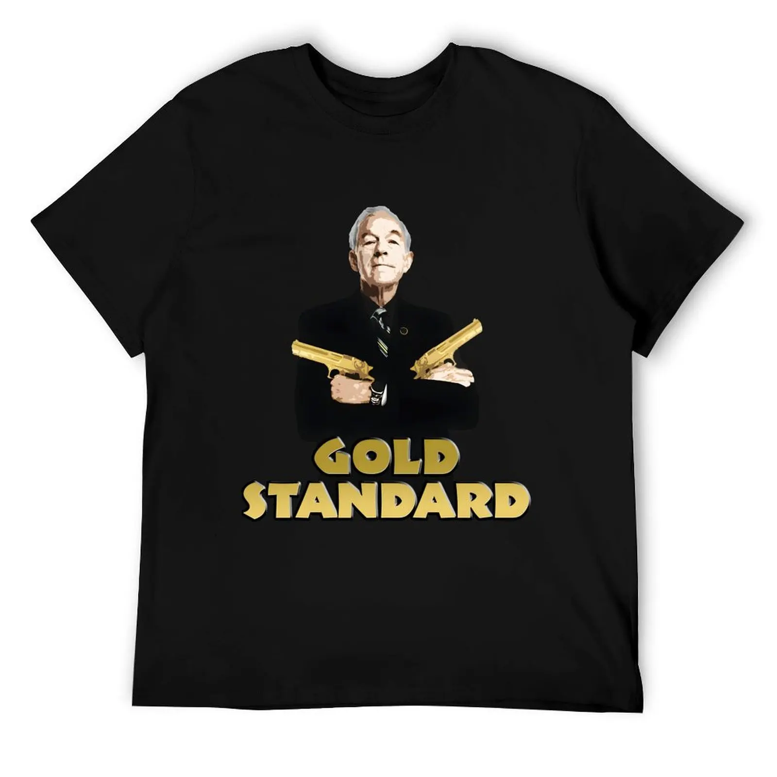 Ron Paul Gold Standard \t \t\t T-Shirt t shirt for man cotton tshirt 100% man t shirts high quality luxury brand T-Shirt #1