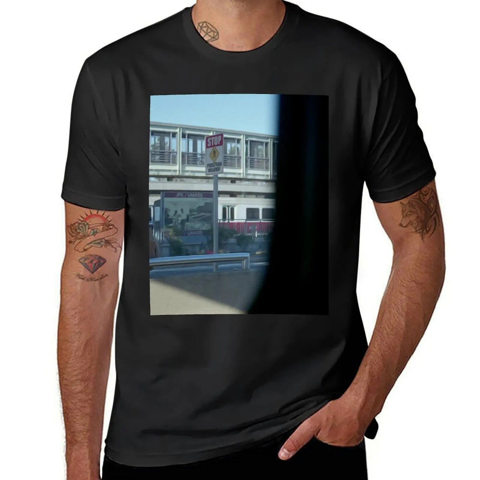 

Facades Facades Residence Establishments Expressway Architecture T-Shirt graphics plain white t shirts men