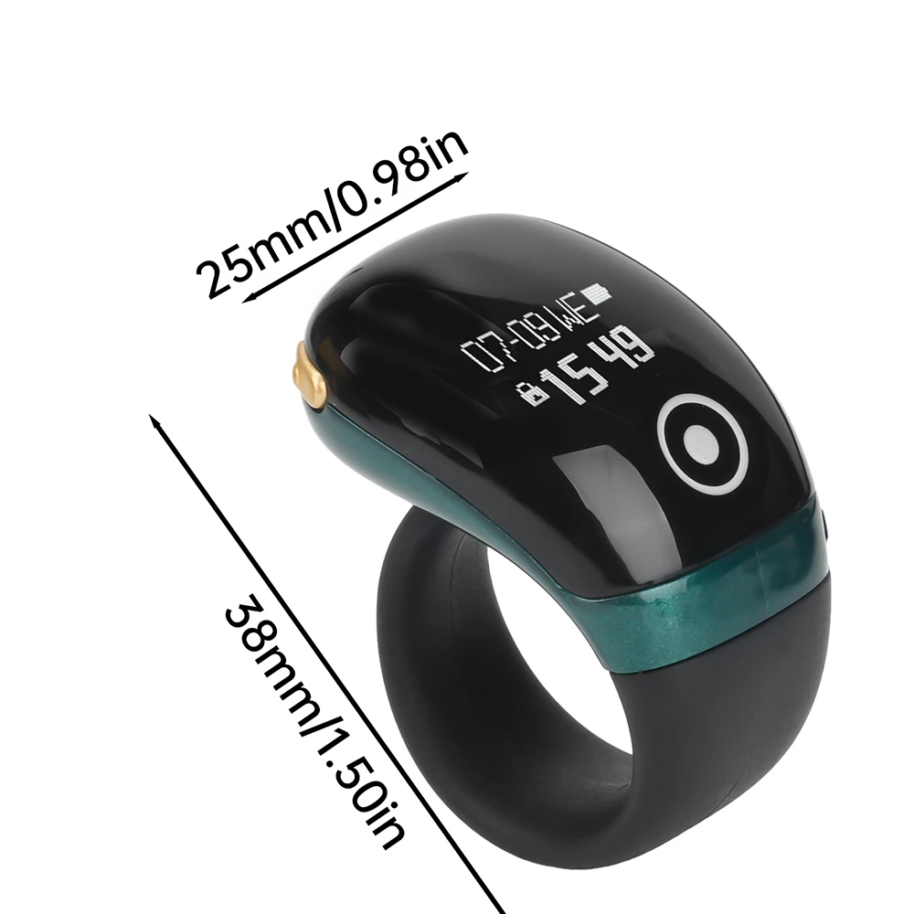 

Smart Praise Zikr Ring for Muslim Tasbih OLED Digital Counter Tasbeeh Prayer Timer Vibration Reminder