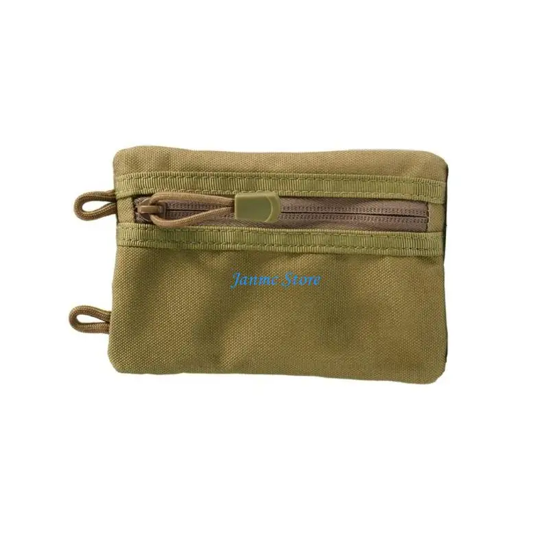 LX0C Small Wallet Key Card Holder Small Travel Waist Bag Camping