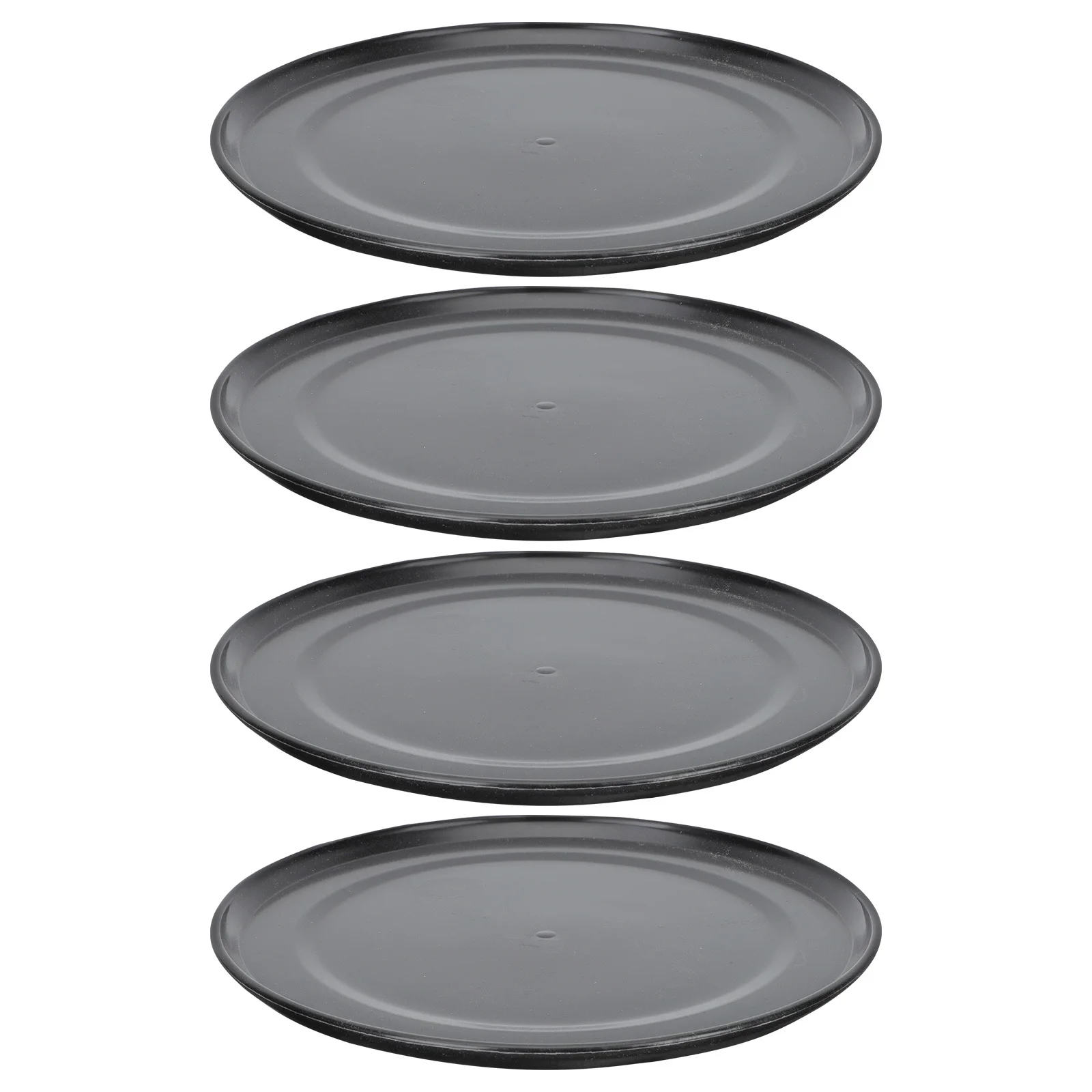 

4Pcs Round Shape Flowerpot Base Trays Plant Pot Plates Water Holding Tray Durable Practical Design Plant Trays for Pots