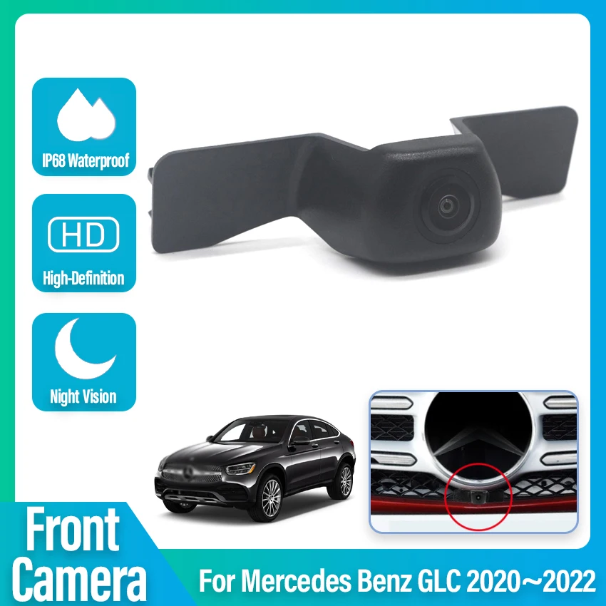 

Car Front View Camera For HD CCD Camera Not Reverse Rear Parking Camera Accessories For For Mercedes Benz GLC 2020~2022