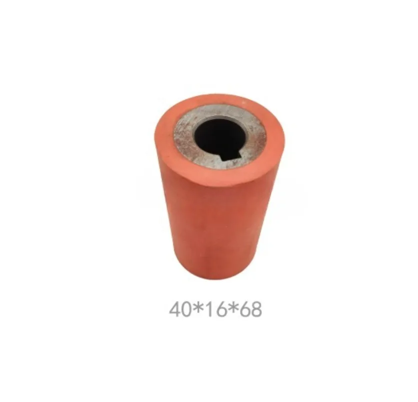 2PCS 40X16X68mm Excellent Ntrile Rubber Wheel Feeding Roller for Manual Edgebanding Machine