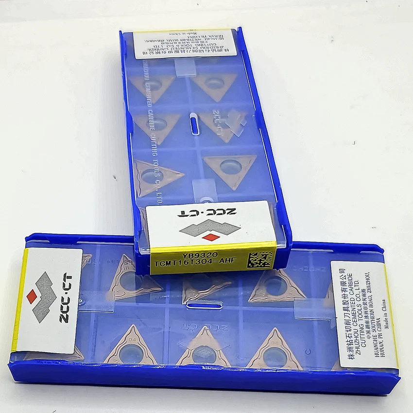 

TCMT16T304-AHF YB9320/TCMT16T308-AHF YB9320/TCMT16T304-AHF YB6315/TCMT16T308-AHF YB6315 ZCC.CT CNC carbide inserts turning tools