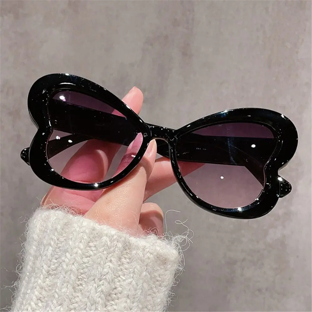 Stylish Candy Color Butterfly Sunglasses Colorful UV400 Shades Gradient Women's Cat Eye Sun Glasses