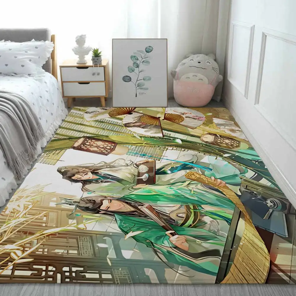 The Scum Villains Self-Saving System Floor Mat Graphic Printed Flannel Doormats For Bathroom Kitchen Entrance Carpet Home Decor