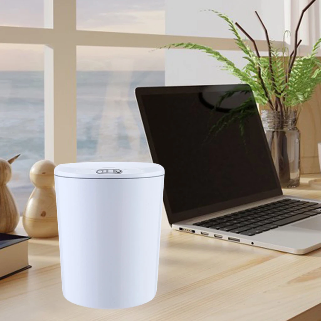 5L Smart Induction Electric Desktop Vehicle-Mounted Trash Can Trash Bin Storage Box Dormitory Office Paper Towel Box Snack Box