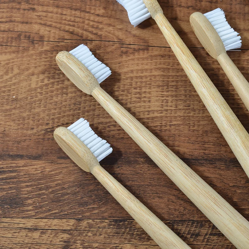 DuPont — Lot de 5 brosses à dents écologiques en bambou, à poils, soins buccaux, biodégradable, nouveau