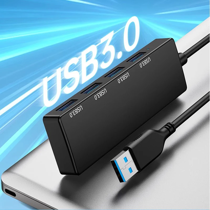Goldpo Usb Hub 4 Port ABS Hub Usb 3 0 for Laptop Multi Splitter Adapter For Xiaomi Lenovo Macbook PC Computer Accessories