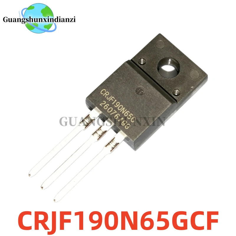 10PCS/LOT New Original CRJF190N65GCF 190N65 TO-220F N-channel MOS FET 20A 650V Best Quality In Stock