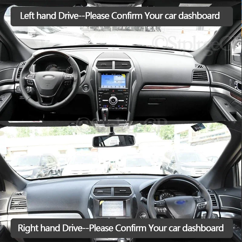 for Ford Explorer 2011~2019 U502 MK5 Anti-Slip Mat Dashboard Cover Pad Sunshade Dashmat Protect Accessories 2013 2015 2017 2018