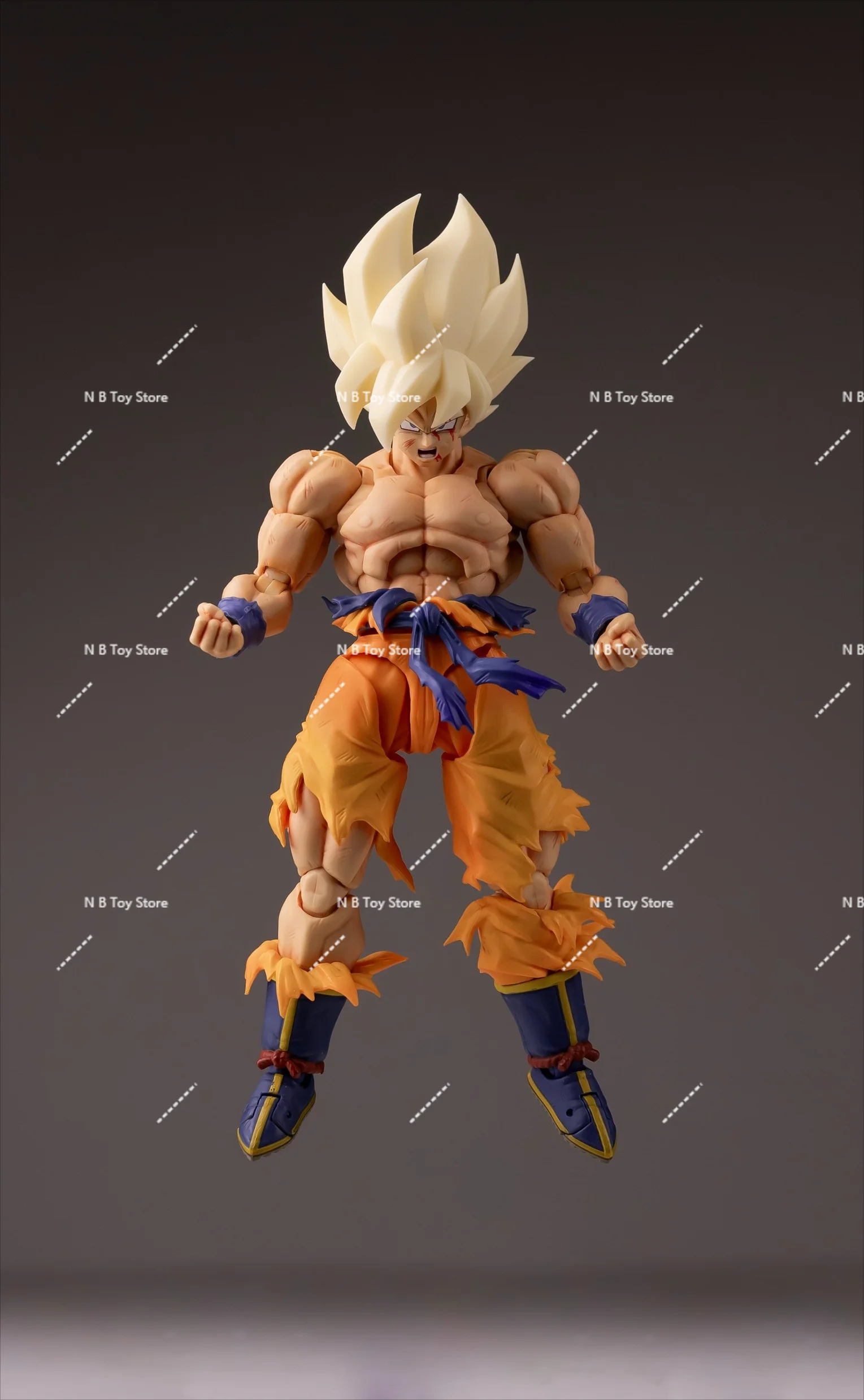 In Stock Dragon Ball SHF Air Studio Goku Super Saiyan Head Sculpt Accessory Solid Color Version Normal Solid Color Version Gifts - view 4