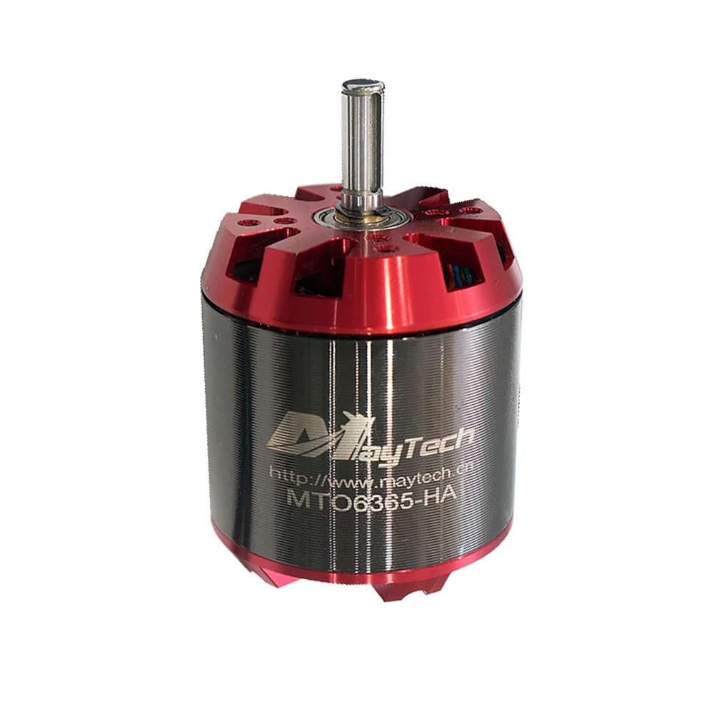 

Maytech Motor 6365 200KV Belt-driven 8mm Shaft Red Unsealed Cover for Electric Skateboard City Skate Ebike 3KW Engine