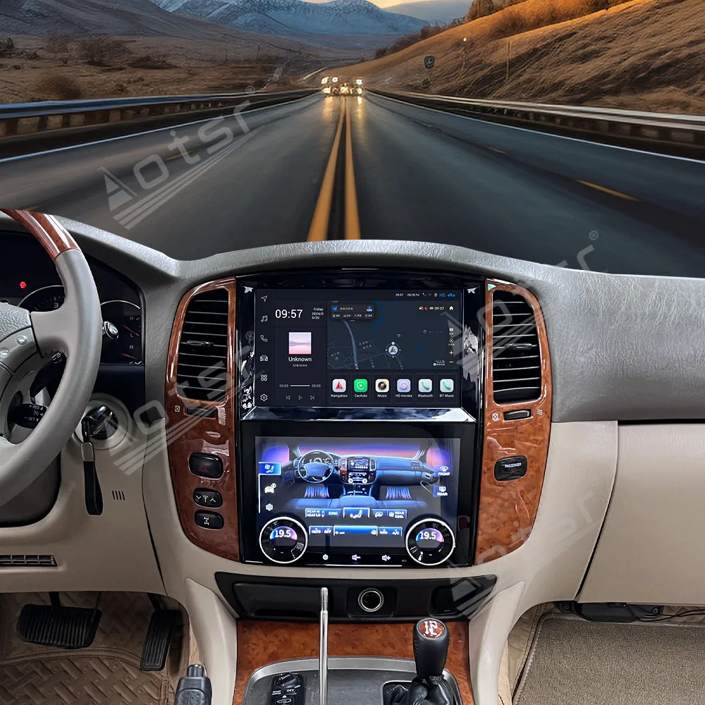 

Android 13 Carplay Car Radio For Toyota Land Cruiser 2003-2007 GPS Navigation Multimedia Player Vertical 10 " HD Touch Screen