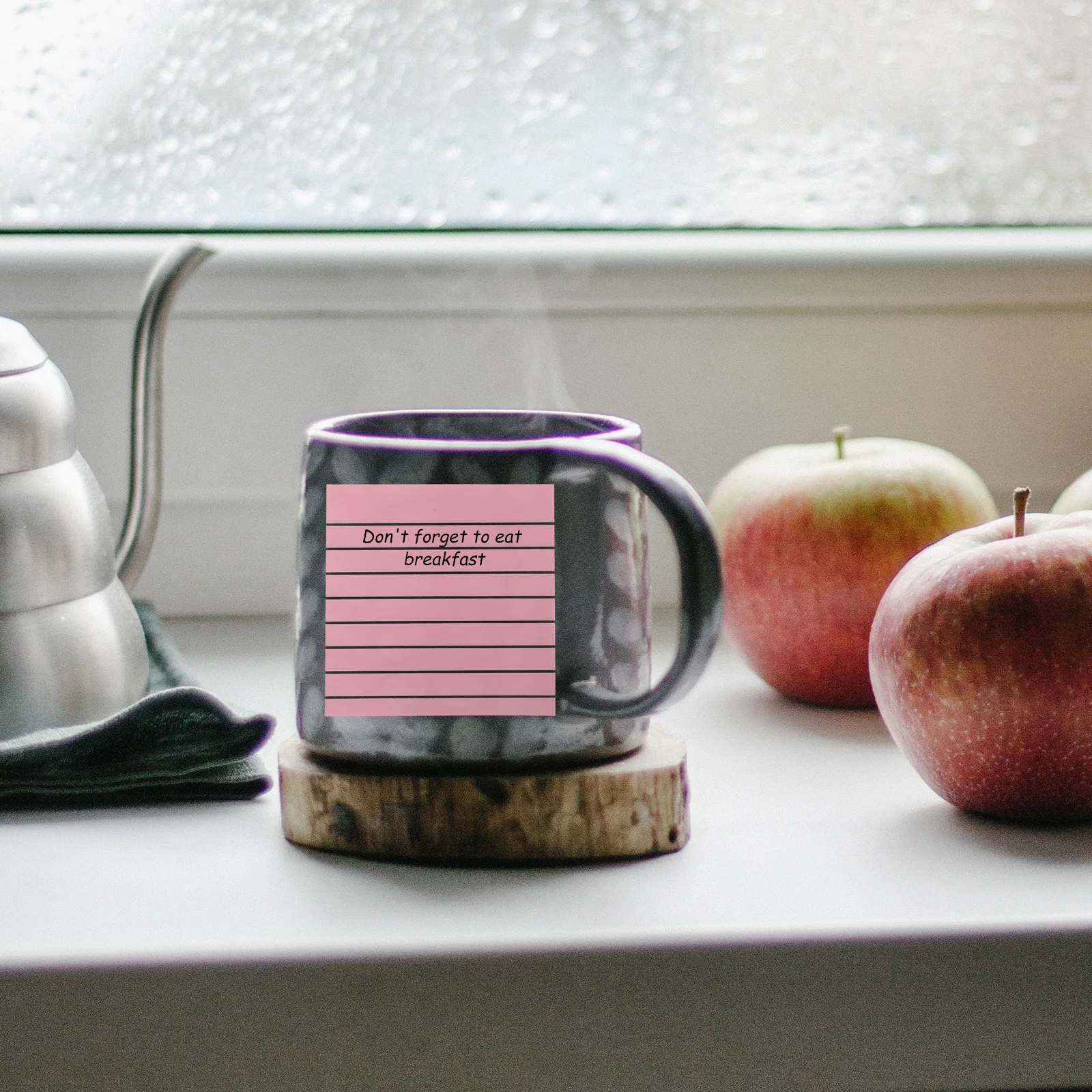 

4 Books Gradient Color Memo Pads Square Notes Cute Stationery Supplies Portable Stickers Translucent Daily Use Pad