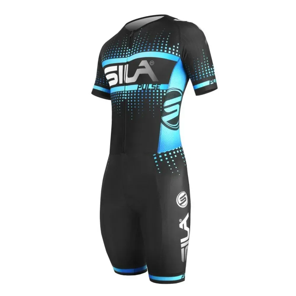 Sila Kids Cycling Skating Suit Inline Skate Speed Skating Short Sleeve Racing Suit Ciclismo Children\'s Fast Skating Clothing