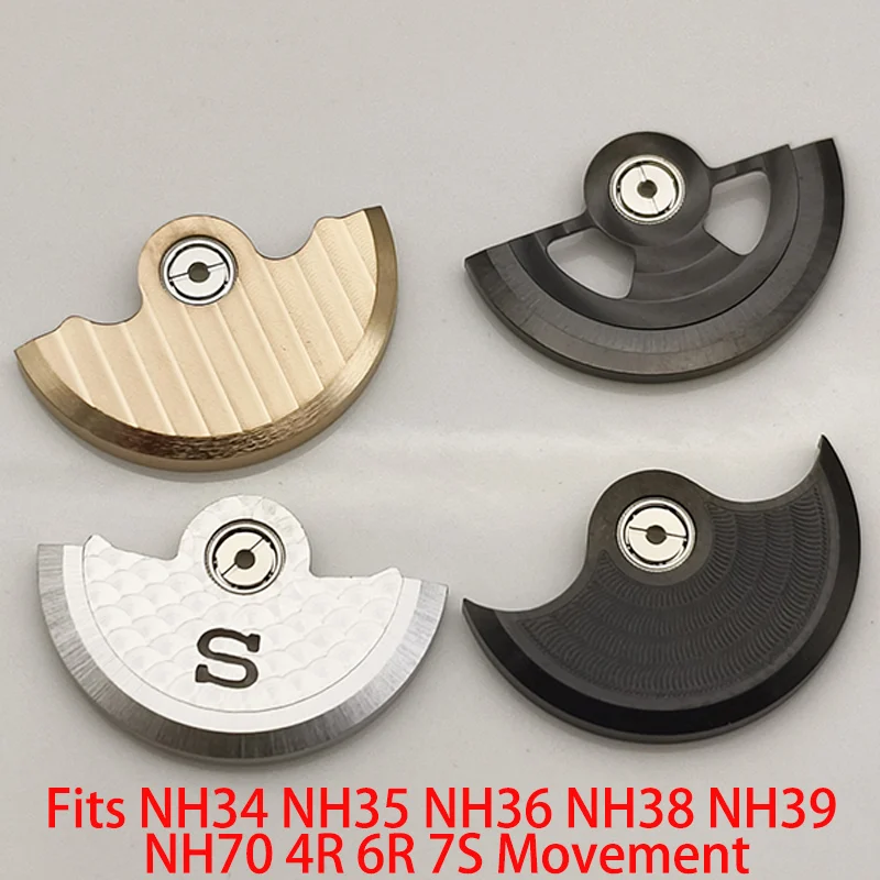 

NH35 NH36 Movement Automatic Hammer Rotor Fits 4R 6R NH70 NH34 NH35 NH36 NH38 NH39 7S26 Movement Men's Watch Refit Accessories