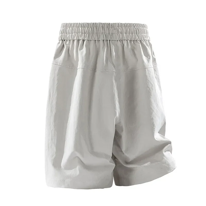 Loose Men's Casual Shorts Plus Size Summer Rugby Sports Pants M-8XL 45-140kg Cotton Youth Trendy Summer Leisure Short Trousers