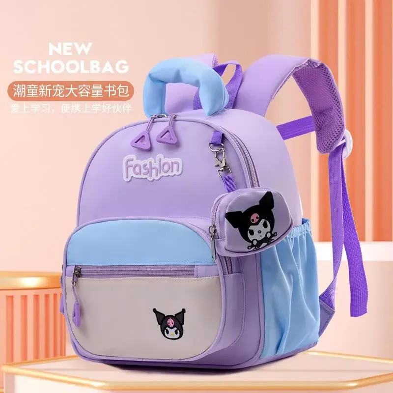 حقيبة ظهر مدرسية للأطفال من كورومي، حقيبة ظهر لطيفة كاواي كارتونية للفتيات، حقائب ظهر عصرية للترفيه في الهواء الطلق للنساء على شكل أنيمي