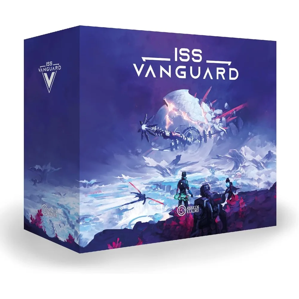 

ISS Vanguard Board Game Sci-Fi Adventure Cooperative Strategy Space Exploration Game for Adults and Kids