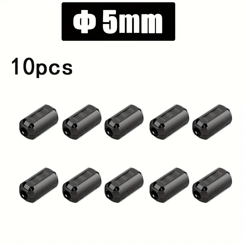 6/10PC Snap Magnetische Ring Ferrit Filter Für Kabel Schild Abnehmbare EMC Innendurchmesser 5mm 7mm 9mm 11mm 13MM Entmagnetisierung Filter – Detail 9