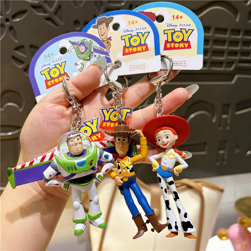 New Toy Doll Cartoon Keychain Bag Pendant Anime Figure Accessory for Birthday Gift Car keychain desktop decoration